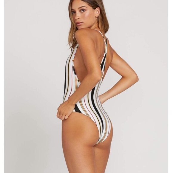 NEW Volcom "That’s Stripe" One Piece Swimsuit Sz. S - Picture 3 of 3